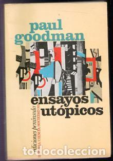 Libros de segunda mano: Ensayos ut&oacute;picos, Paul Goodman - Foto 1