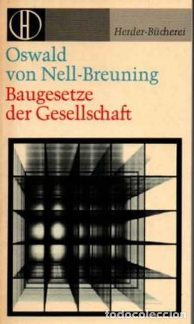 Libros de segunda mano: Baugesetze der Gesellschaft - Nell-Breuning, Oswald von - Foto 1