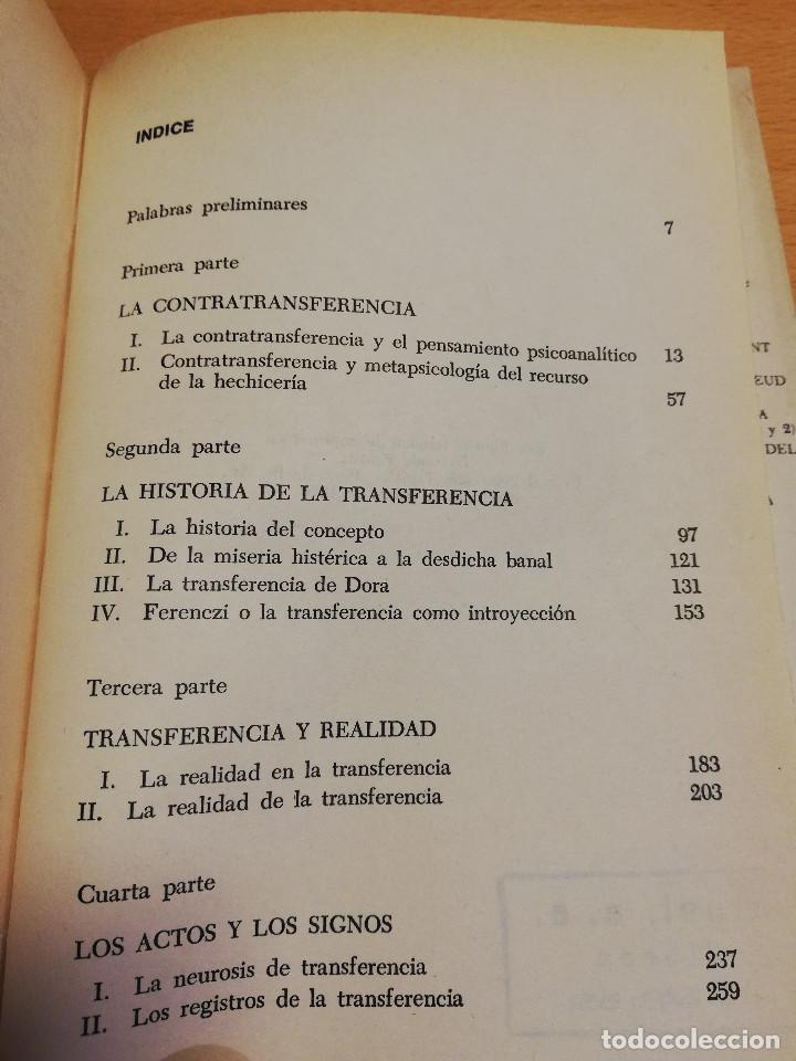 Libros de segunda mano: LA TRANSFERENCIA (MICHEL NEYRAUT) - Foto 3