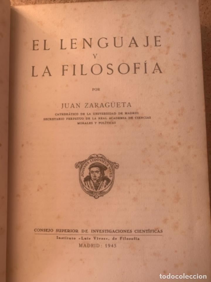 Libros de segunda mano: El lenguaje y la Filosof&iacute;a (Bols 16) - Foto 1