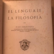 Libros de segunda mano: EL LENGUAJE Y LA FILOSOFÍA (BOLS 16). Lote 334654133