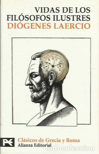 Libros de segunda mano: Vida de los fil&oacute;sofos ilustres / Di&oacute;genes Laercio. - Foto 1