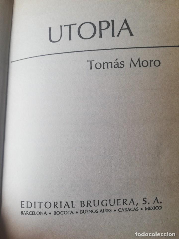 Libros de segunda mano: TOMAS MORO. UTOPIA . Bruguera (1975) - Foto 3