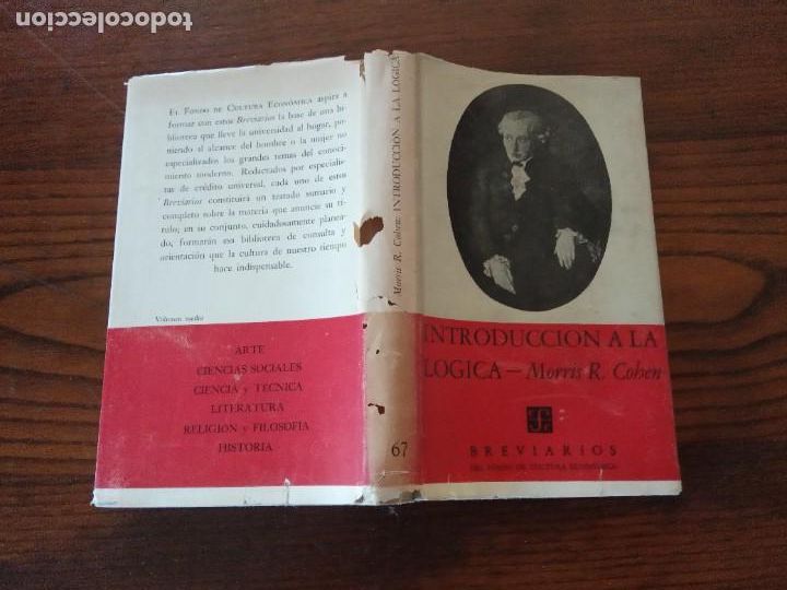 Libros de segunda mano: Introducci&oacute;n a la l&oacute;gica.- Morris R. Cohen. - Foto 2