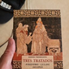 Libros de segunda mano: TRES TRATADOS, HERMES TRISMEGISTO. Lote 339799713