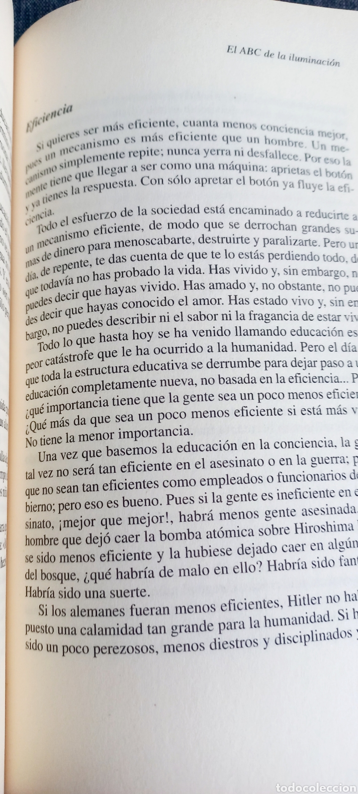 Libros de segunda mano: ABC DE LA ILUMINACI&Oacute;N. OSHO - Foto 3