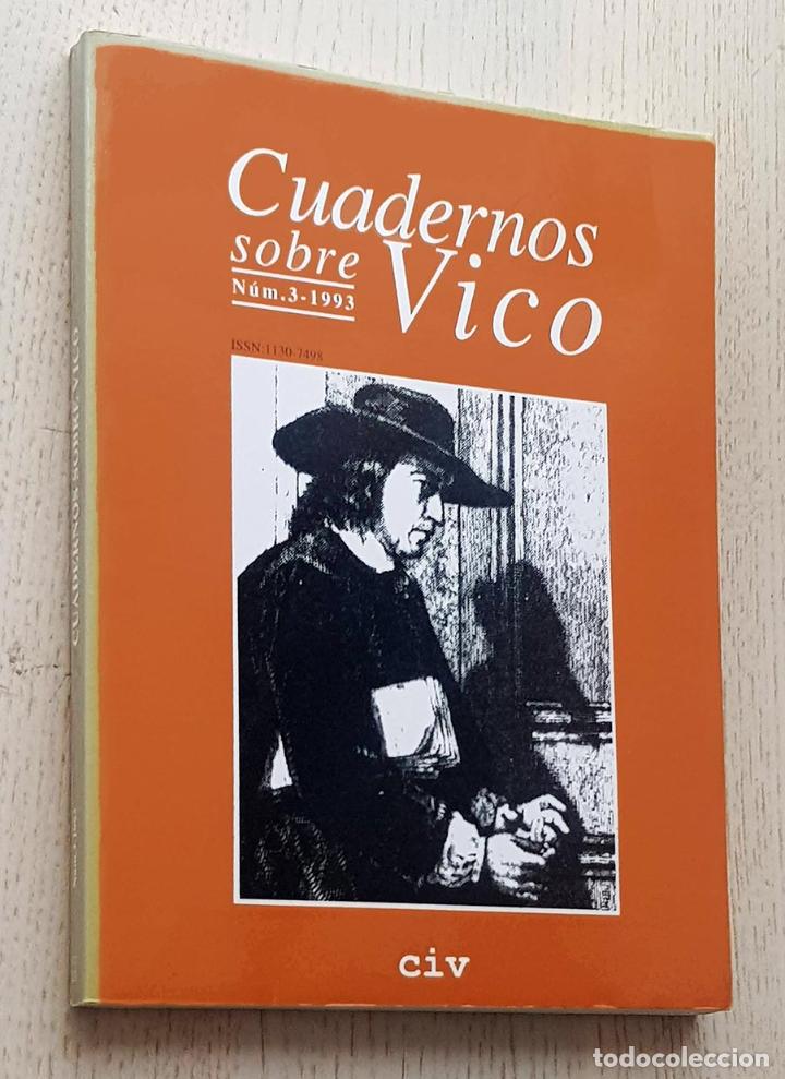 Libros de segunda mano: CUADERNOS SOBRE VICO, n&ordm; 3 - V.V.A.A. - Foto 1