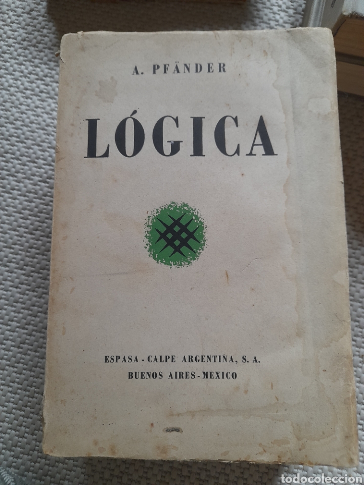 Libros de segunda mano: L&oacute;gica. A. Pfander - Foto 1