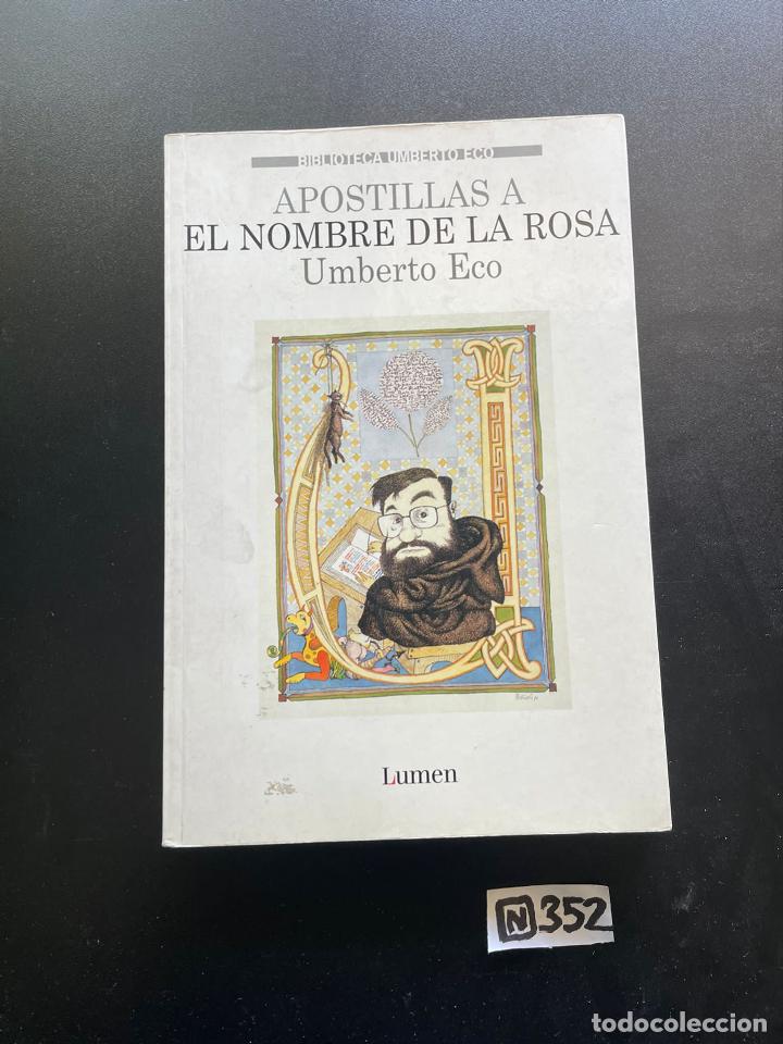 Libros de segunda mano: Apostillas a el nombre de la Rosa - Foto 1