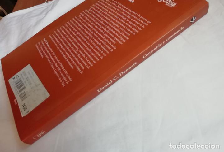 Libros de segunda mano: CONTENIDO Y CONCIENCIA. DANIEL C. DENNETT - GEDISA - Foto 3