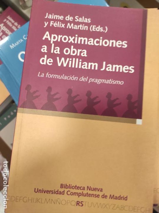 Libros de segunda mano: Aproximaciones a la obra de William James - Jaime de Salas