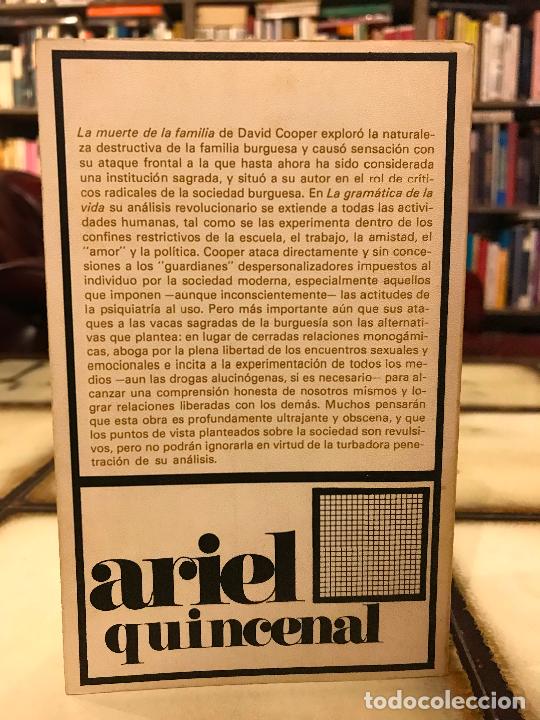 Libros de segunda mano: La gram&aacute;tica de la vida. David Cooper. PEDIDO M&Iacute;NIMO 5&euro; - Foto 2