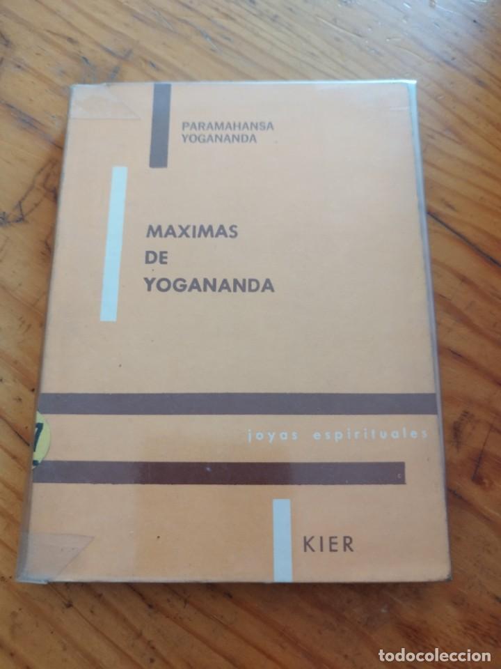 Libros de segunda mano: M&aacute;ximas de Yogananda - Paramahansa Yogananda. Kier. - Foto 1