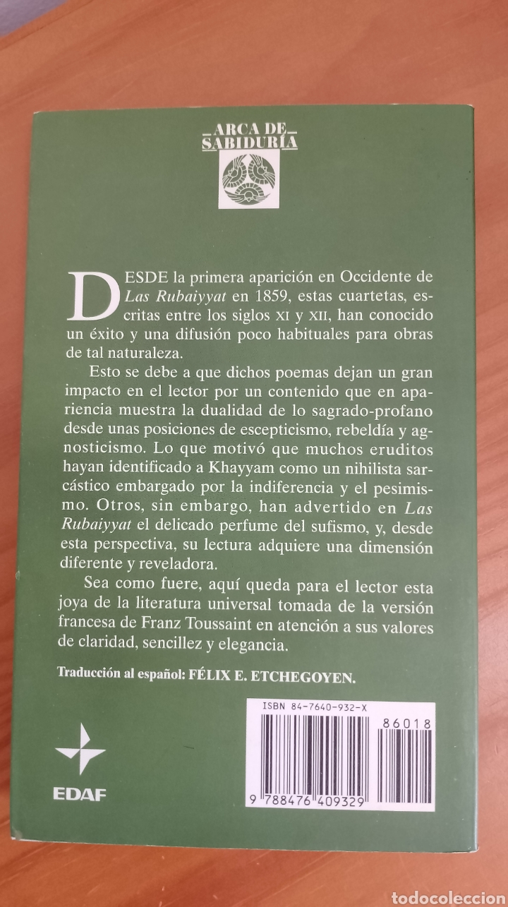 Libros de segunda mano: Las rubaiyyat - Omar khayyam - Foto 2