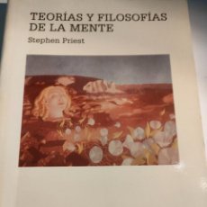 Libros de segunda mano: TEORÍAS Y FILOSOFÍAS DE LA MENTE - PRIEST, STEPHEN. Lote 354142288