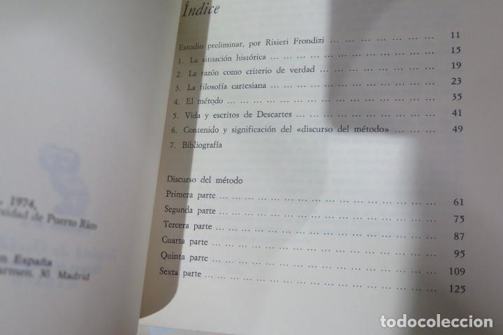Libros de segunda mano: Discurso del metodo. DESCARTES - Foto 2