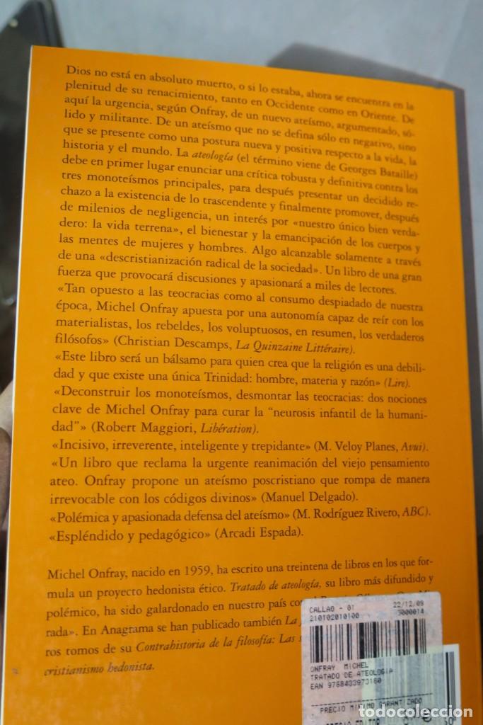 Libros de segunda mano: TRATADO DE ATEOLOGIA. MICHEL ONFRAY - Foto 2