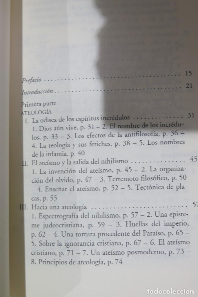 Libros de segunda mano: TRATADO DE ATEOLOGIA. MICHEL ONFRAY - Foto 3