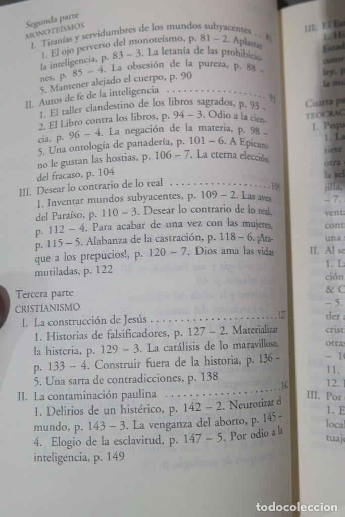 Libros de segunda mano: TRATADO DE ATEOLOGIA. MICHEL ONFRAY - Foto 4