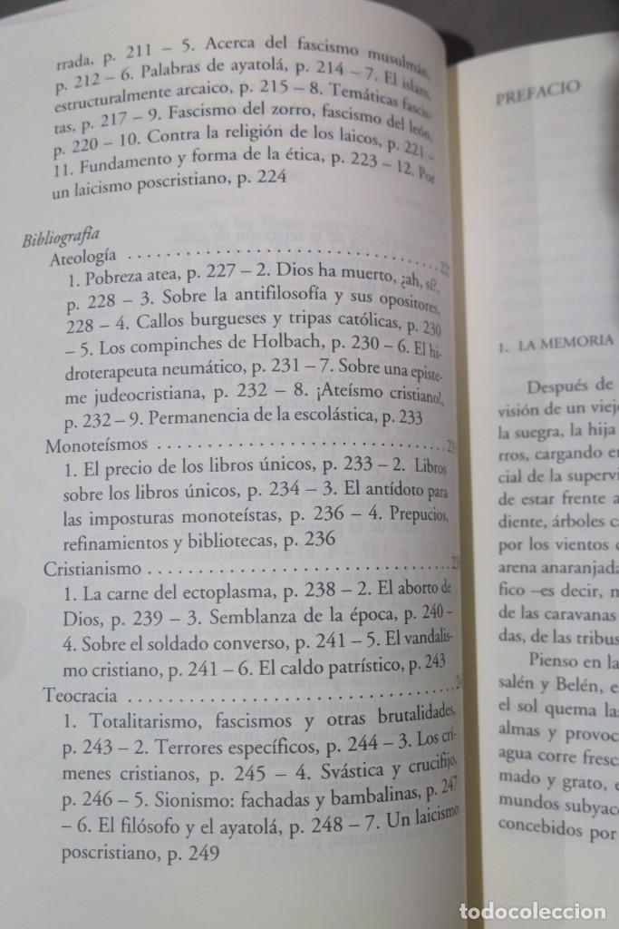 Libros de segunda mano: TRATADO DE ATEOLOGIA. MICHEL ONFRAY - Foto 6
