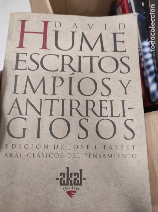 Libros de segunda mano: ESCRITOS IMP&Iacute;OS Y ANTIRRELIGIOSOS - HUME, DAVID - Foto 1