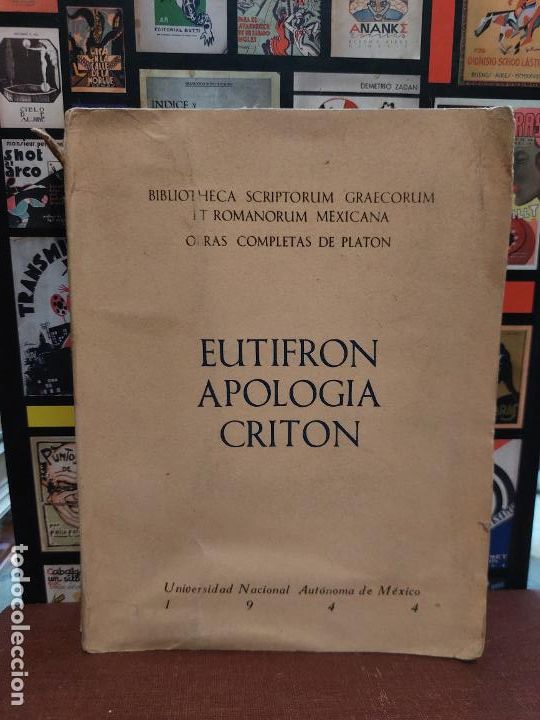 Libros de segunda mano: Obras Completas de Platon - Eutifron Apolog&iacute;a Criton - Foto 1