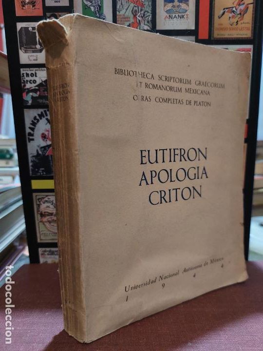 Libros de segunda mano: Obras Completas de Platon - Eutifron Apolog&iacute;a Criton - Foto 2