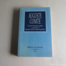 Libros de segunda mano: CURSO DE FILOSOFÍA POSITIVA - AUGUSTE COMPTE (FOLIO). Lote 357159575