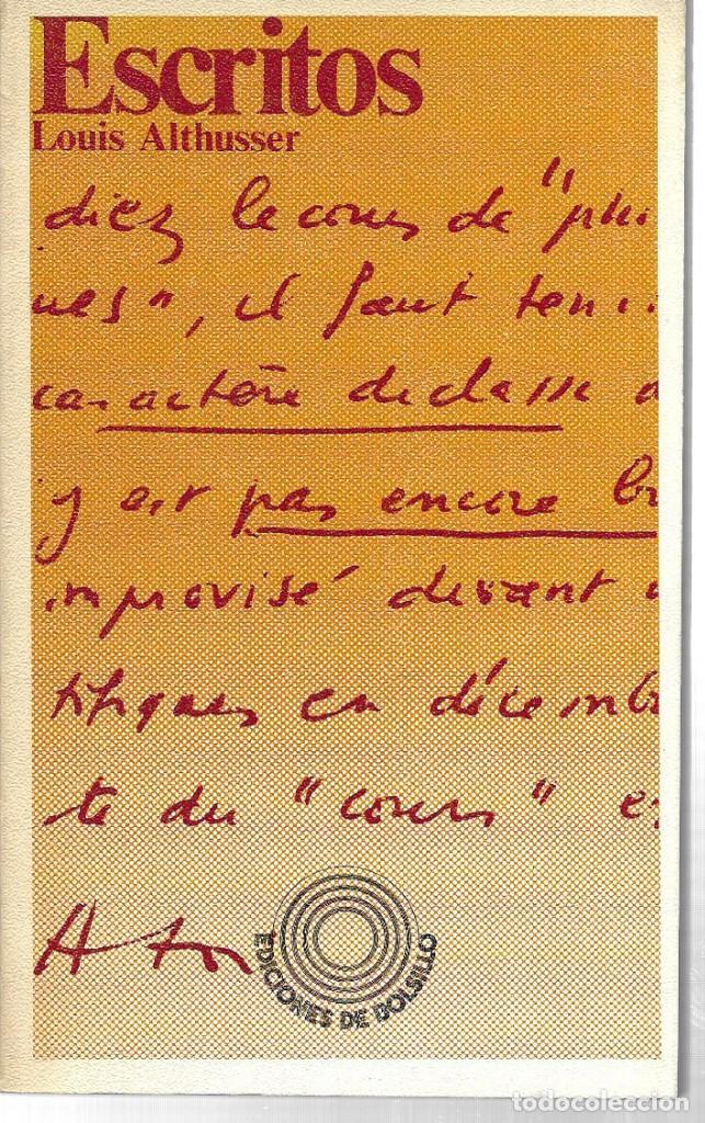 Libros de segunda mano: Louis Althusser . Escritos - Foto 1