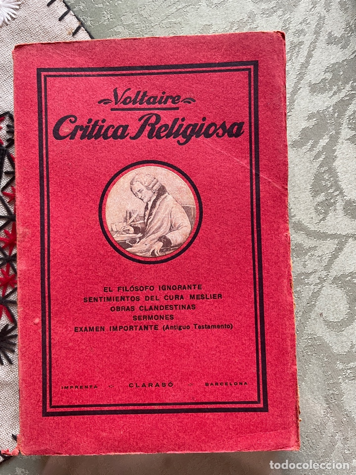 Libros de segunda mano: Voltaire: cr&iacute;tica religiosa - Foto 1