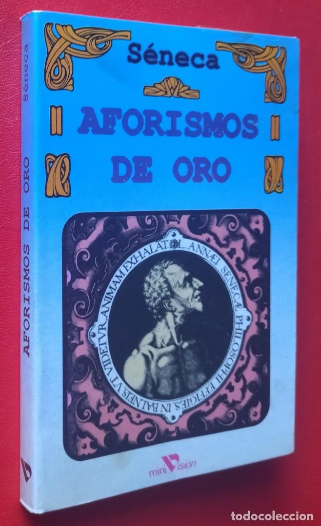 Libros de segunda mano: S&eacute;neca. Aforismos de Oro. Edicomunicaci&oacute;n 1987. - Foto 1
