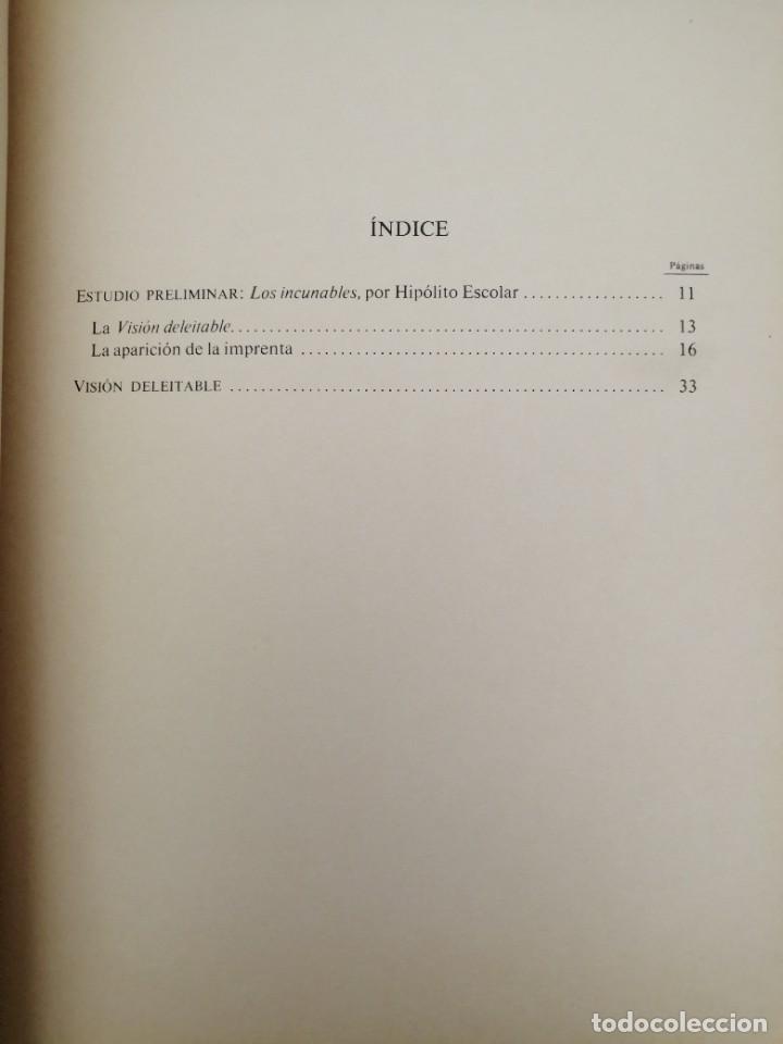 Libros de segunda mano: VISI&Oacute;N DELEITABLE (EDICI&Oacute;N FACS&Iacute;MIL, INTONSO) - Foto 3