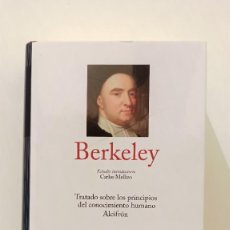 Libros de segunda mano: BERKELEY. GREDOS GRANDES PENSADORES. TRATADO SOBRE LOS PRINCIPIOS DEL CONOCIMIENTO HUMANO, ALCIFRÓN