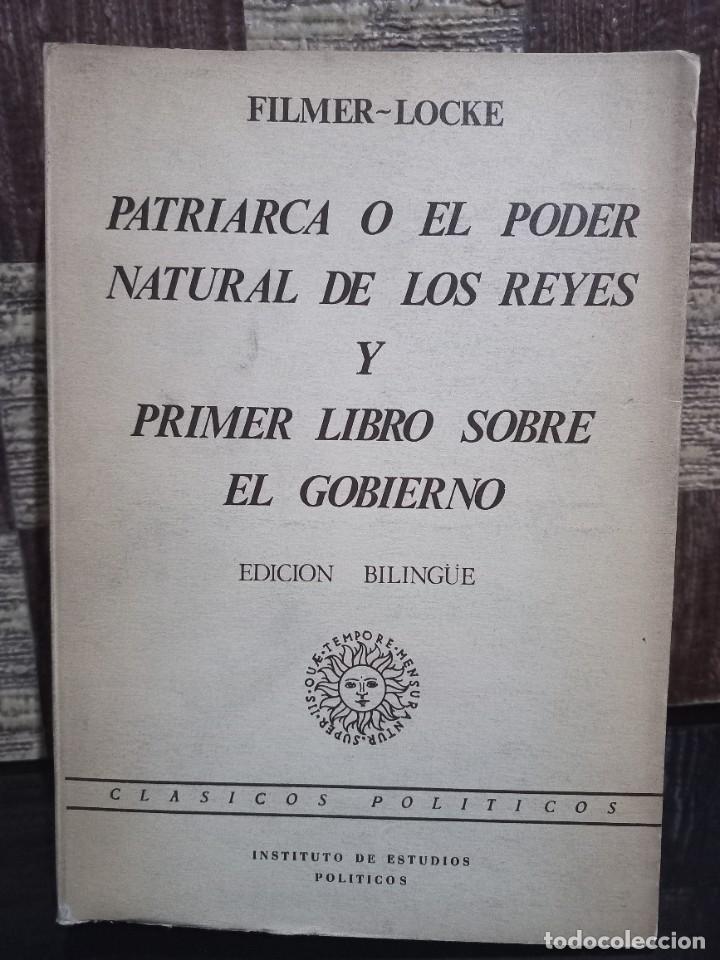 Libros de segunda mano: Rafael Gambra - Patriarca o el Poder Natural de los Reyes y Primer Libro sobre el Gobierno - 1966 - Foto 1