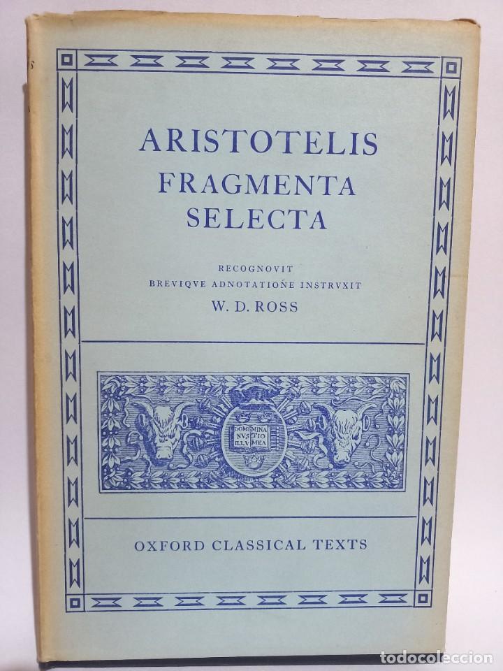 Libros de segunda mano: Arist&oacute;teles - Fragmenta Selecta - 1964 - Foto 1