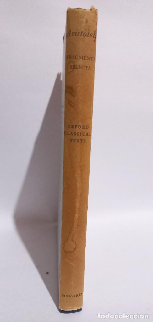Libros de segunda mano: Arist&oacute;teles - Fragmenta Selecta - 1964 - Foto 2