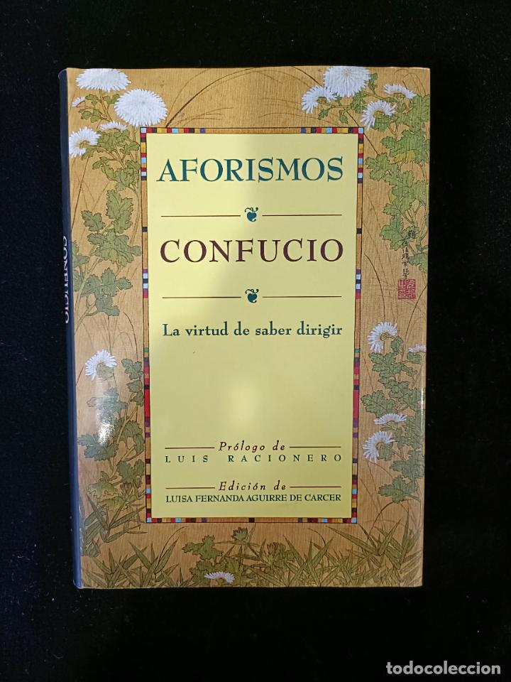 Libros de segunda mano: Aforismos. Confucio. La virtud de saber dirigir - Foto 1