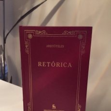 Libros de segunda mano: ARISTÓTELES - RETÓRICA - LIBRO BIBLIOTECA CLÁSICA GREDOS. Lote 361815505