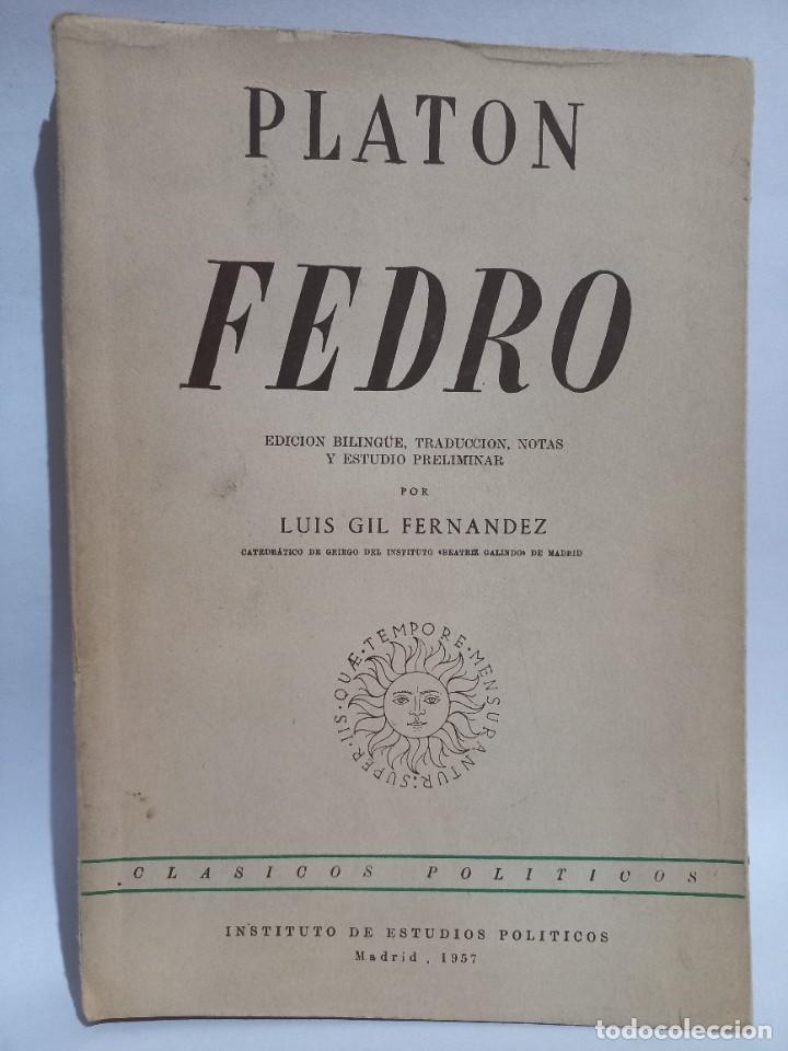 Libros de segunda mano: Plat&oacute;n - Fedro - Primera edici&oacute;n - 1957 - Foto 1