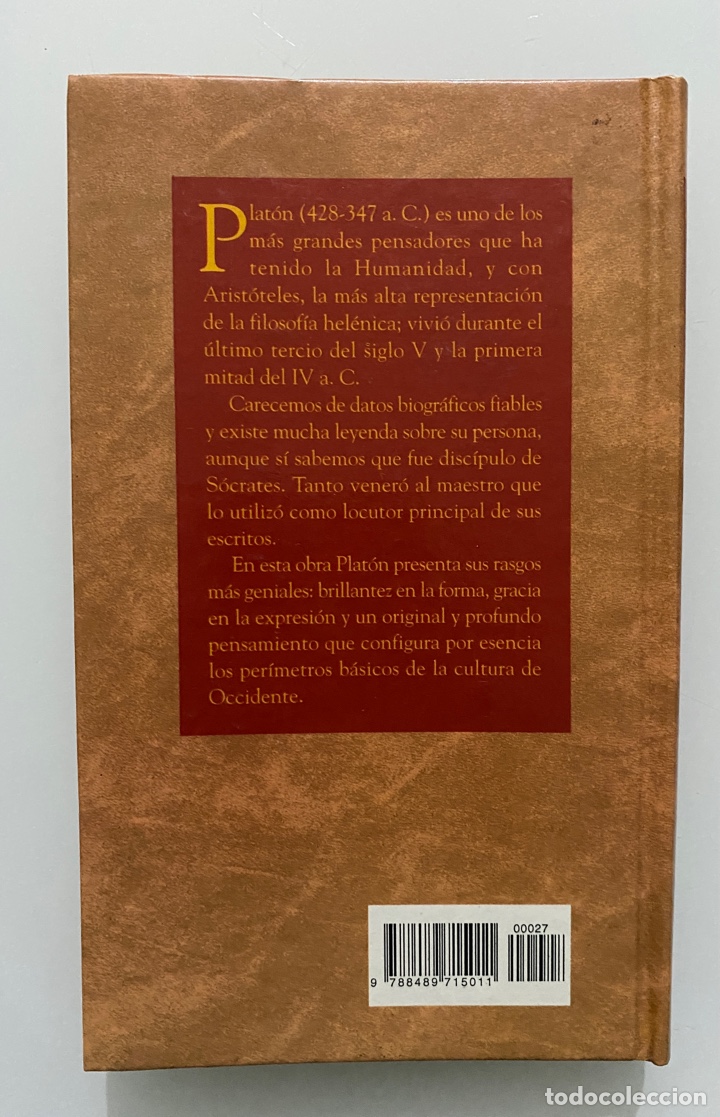 Libros de segunda mano: Di&aacute;logos - PLAT&Oacute;N - Foto 2