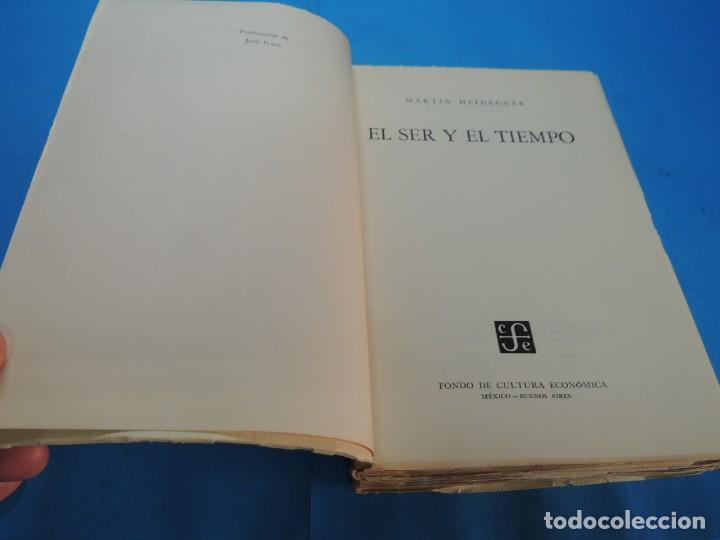 Libros de segunda mano: EL SER Y EL TIEMPO.- MARTIN HEIDEGGER - Foto 3