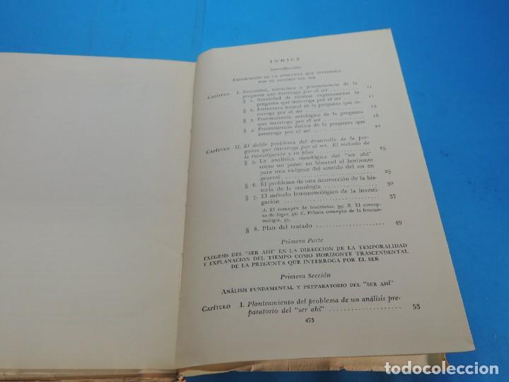 Libros de segunda mano: EL SER Y EL TIEMPO.- MARTIN HEIDEGGER - Foto 9