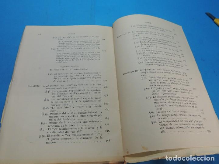 Libros de segunda mano: EL SER Y EL TIEMPO.- MARTIN HEIDEGGER - Foto 11