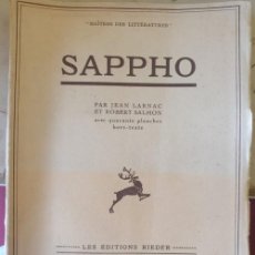 Libros de segunda mano: SAPPHO. - LARNAC/SALMON, JEAN/ROBERT.. Lote 363749910