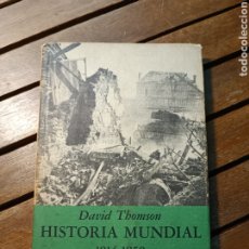 Libros de segunda mano: DAVID THOMSON HISTORIA 1914 1950. MUNDIAL BREVIARIOS FONDO CULTURA ECONOMICA 142. 1965. 3 EDICION
