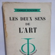 Libros de segunda mano: CAMILLE SCHUWER - LES DEUX SENS DE L'ART - 1962. Lote 364369296
