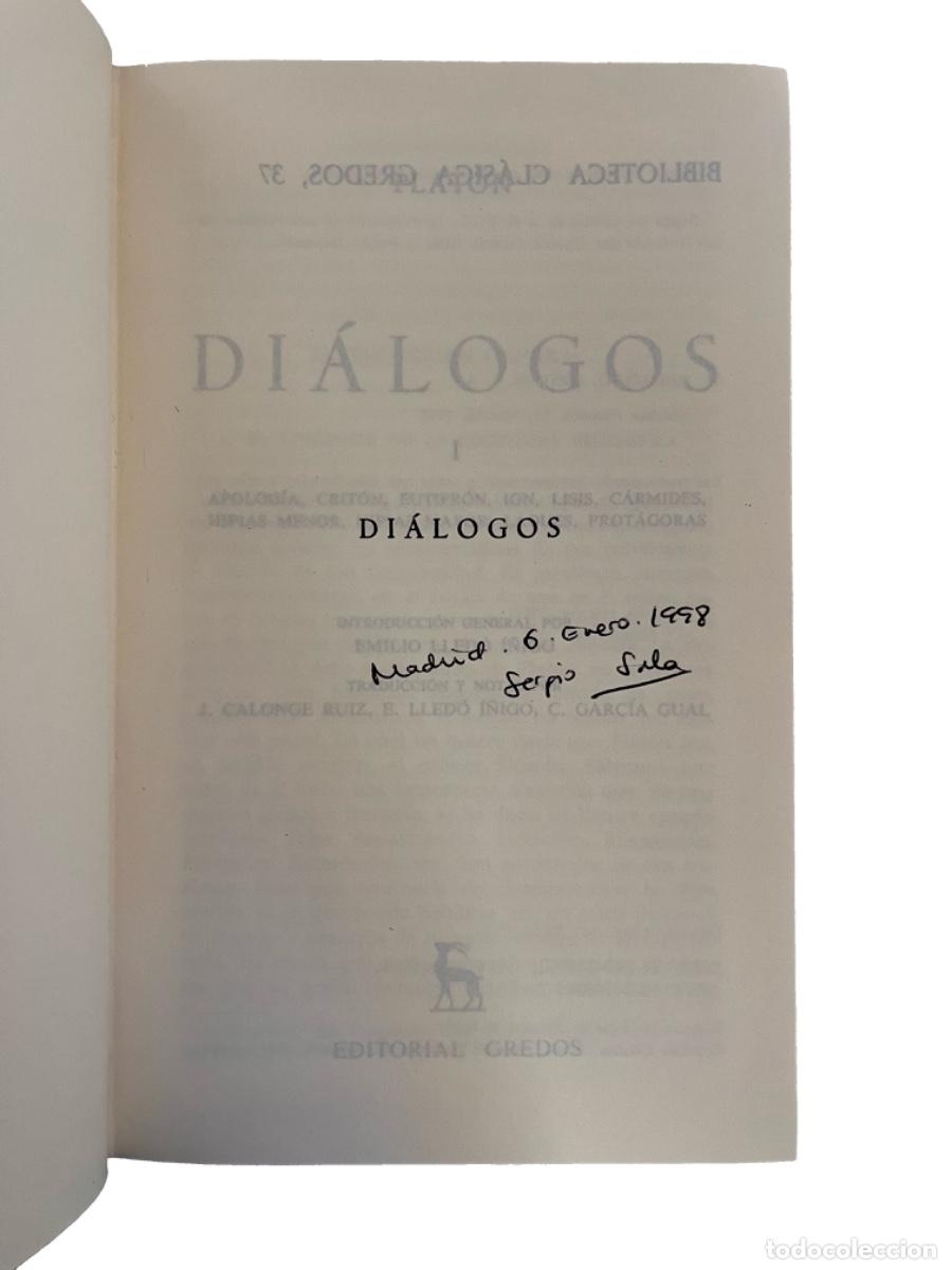 Libros de segunda mano: Di&aacute;logos I Plat&oacute;n - Foto 2