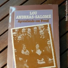 Libros de segunda mano: APRENDIENDO CON FREUD LOU ANDREAS SALOME. PRÓLOGO DE ERNST PFEIFFER LAERTE PRIMERA EDICIÓN 1977