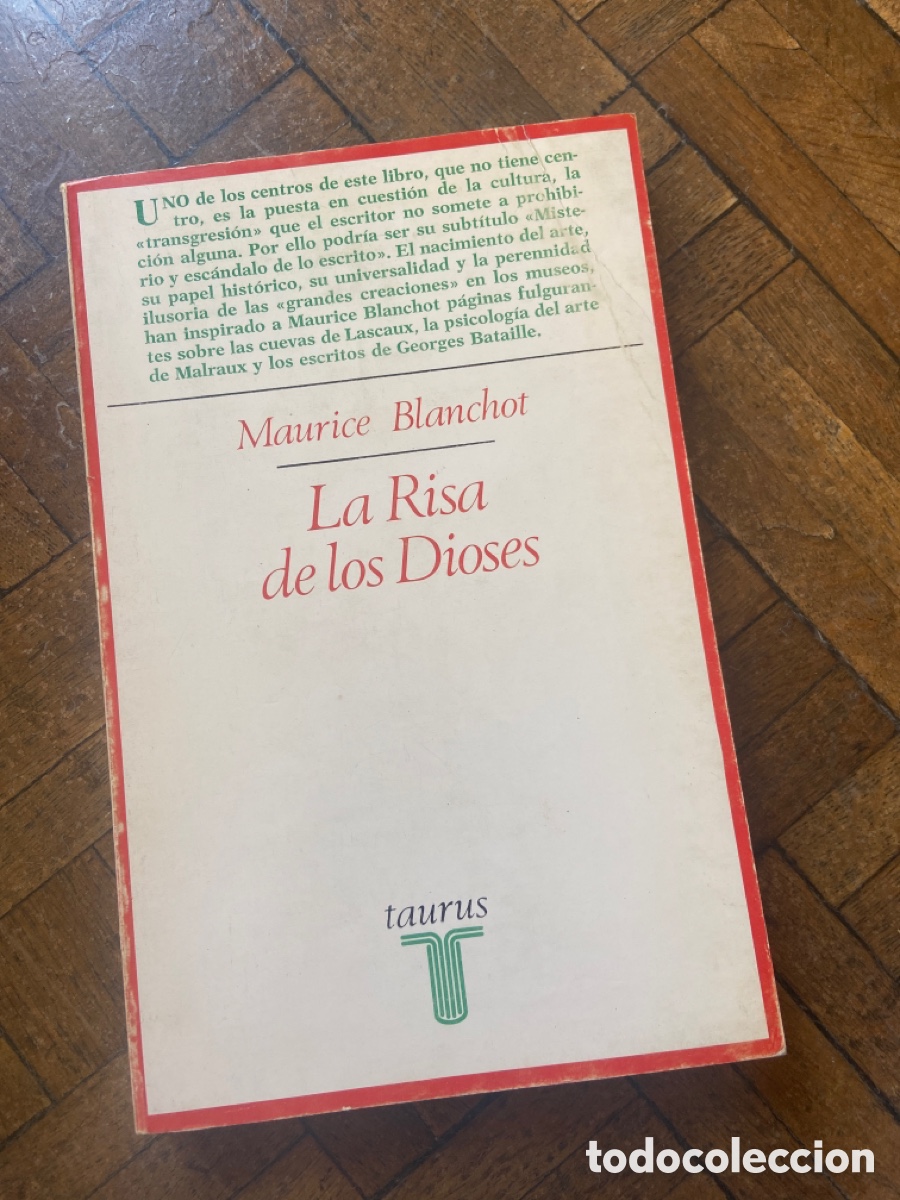 Libros de segunda mano: La risa de los dioses - Maurice Blanchot - Taurus (1976) - Foto 1