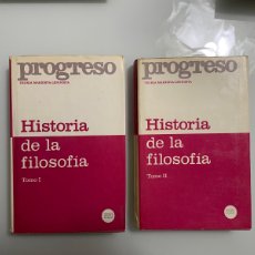 Libros de segunda mano: HISTORIA DE LA FILOSOFÍA. EDITORIAL PROGRESO MOSCÚ. 2 TOMOS. 1 EDICIÓN 1978. TAPA DURA. Lote 365886311
